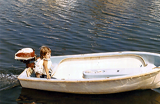 Darren Roberts in first boat, San Pedro harbor.